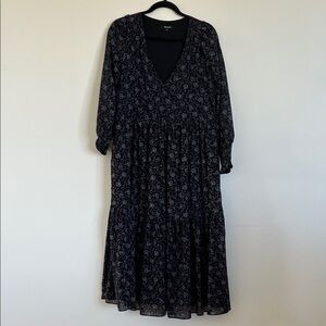 MADEWELL Tiered Paisley Dress